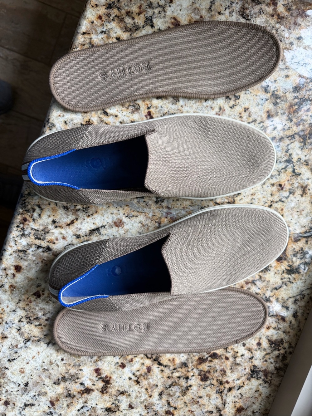 Rothy's Women’s The Original Slip-On Sneaker in Latte 11 - Picture 4 of 6